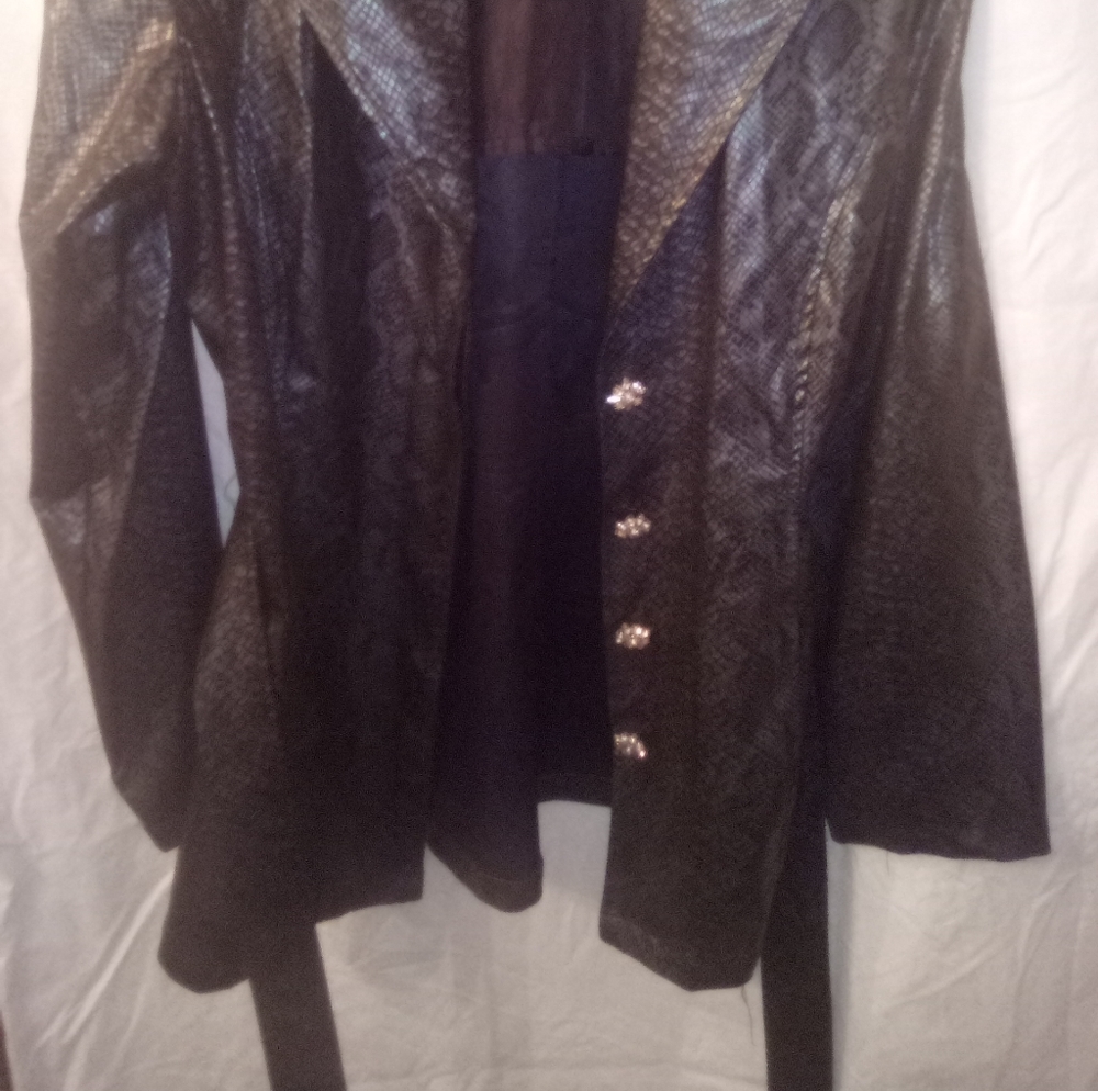 Snake print jacket